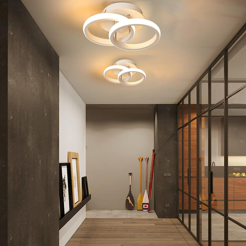 1 Plafoniera LED, 32W, cercuri, 3000K/4000K/6000K - imagine 1