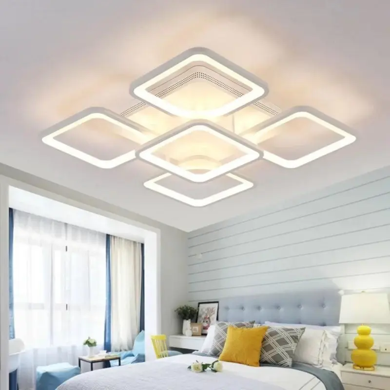 lustra-led-5-patrate-120w-alb (2) Lustra LED 5 pătrate 120W, alb, cu telecomandă și aplicație telefon