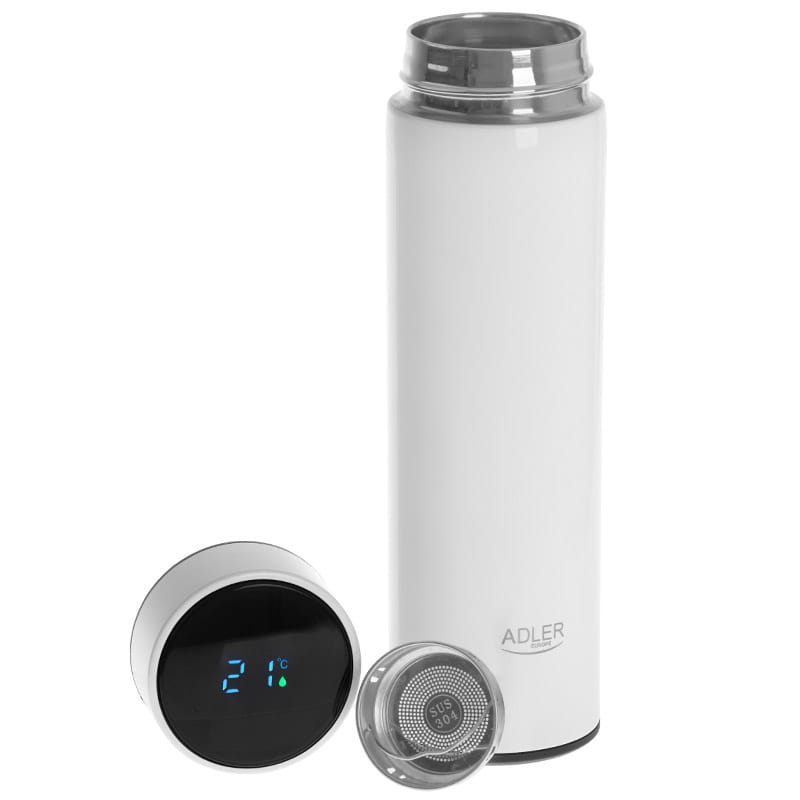 AD4506W@2 TERMOS CU AFISAJ TEMPERATURA AD 4506 ALB ADLER - imagine 1