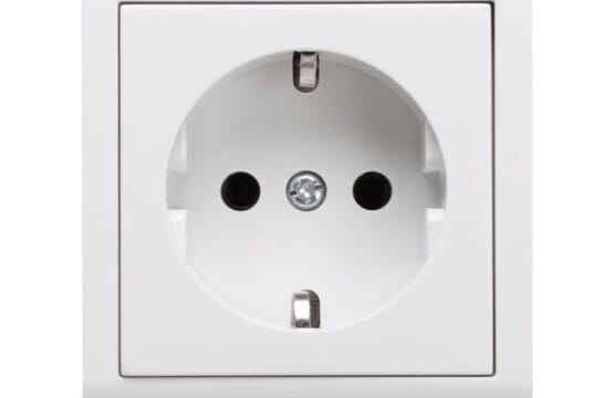 Priza Schuko PT Alb