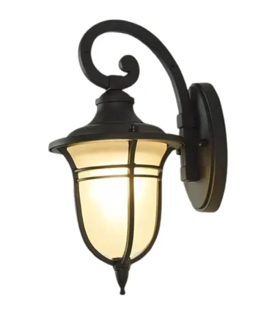 felinar exterior vintage negru E27 perete