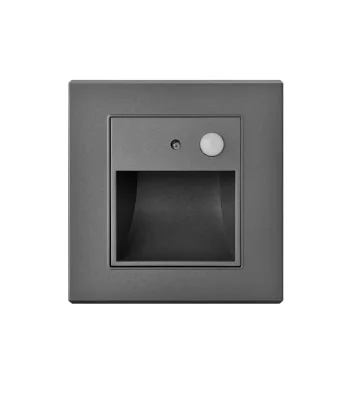 spot LED scări senzor mișcare gri